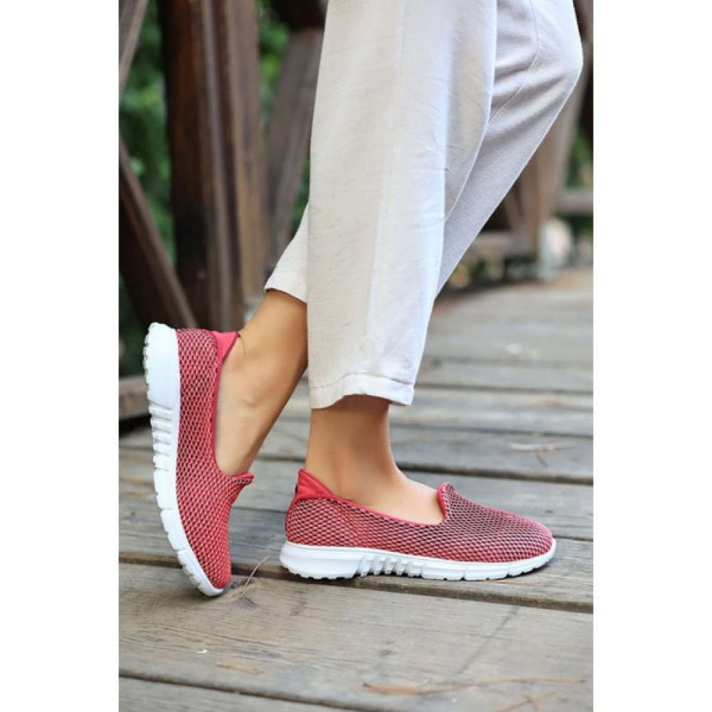 Mida Shoes Erbenox Fuşya Streç Spor Kadın Babet Babetler Fiyatı