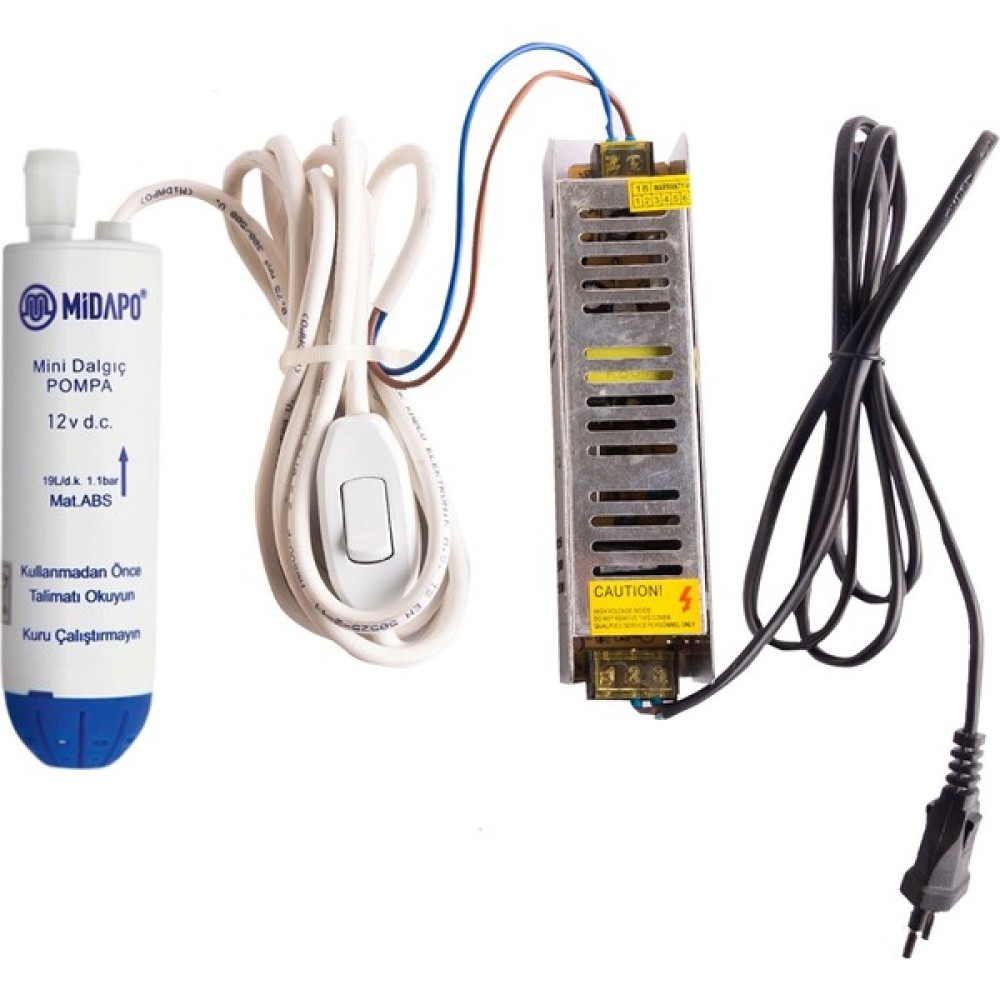 Midapo Mini Dalgıç Pompa 12-220V Su Motoru Fiyatı