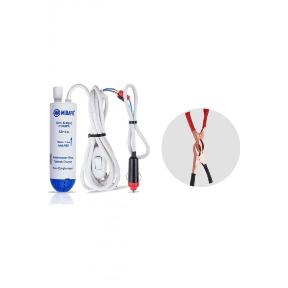Midapo Mini Dalgic Pompa 12 Volt Cakmakli Dalgıç Pompası Fiyatı