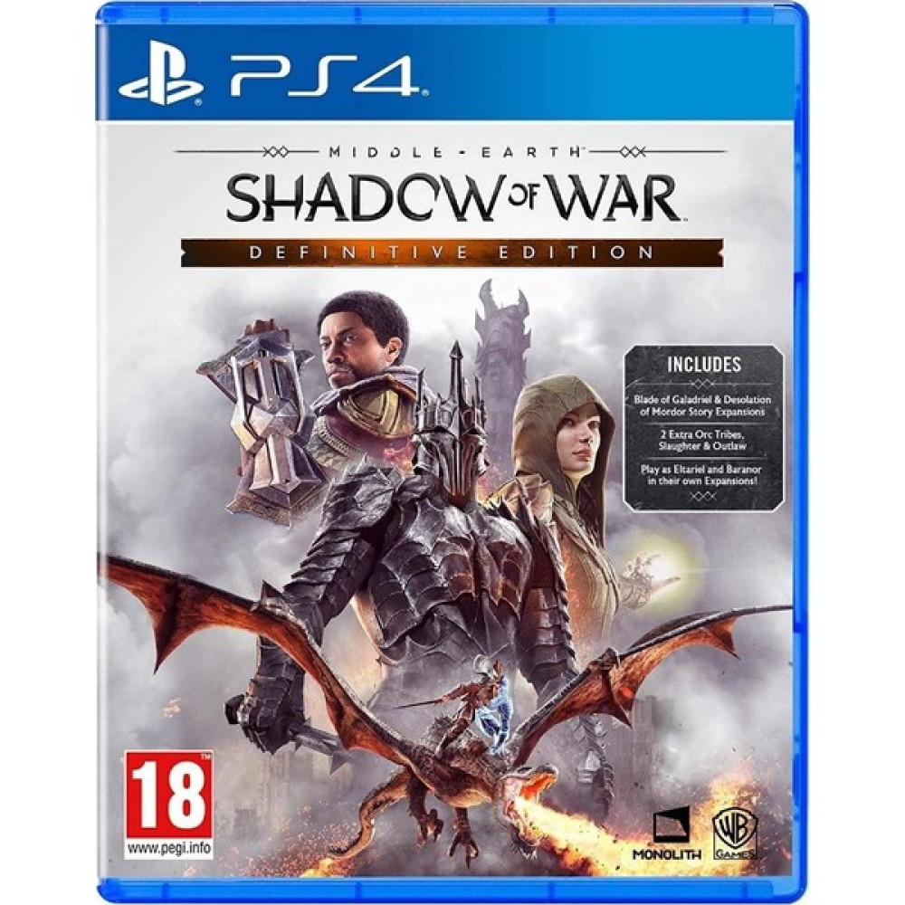 Middle Earth Shadow Of War Definitive Edition PS4 Oyun PlayStation 4 PS4 Oyunları Fiyatı