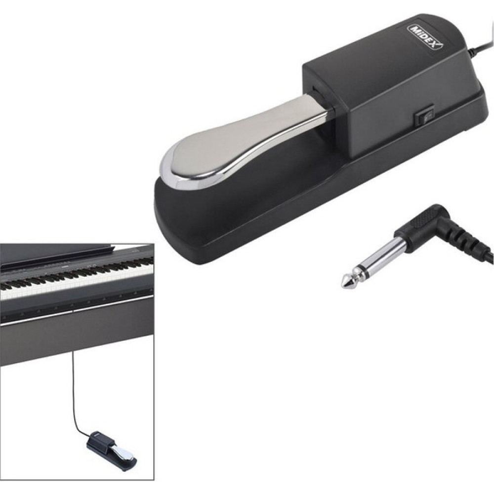 Midex Pp-05 Sustain Pedalı Sustain Girişi Olan Tüm Ürünlerle Uyumlu Pedal Seti Fiyatı