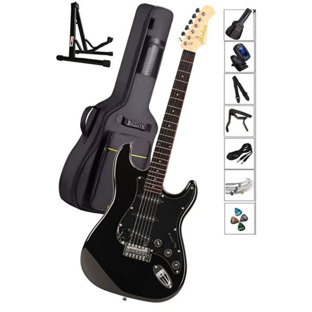 Midex Rph30-Bag Full Siyah Profesyonel Elektro Gitar Elektro Gitarlar Fiyatı
