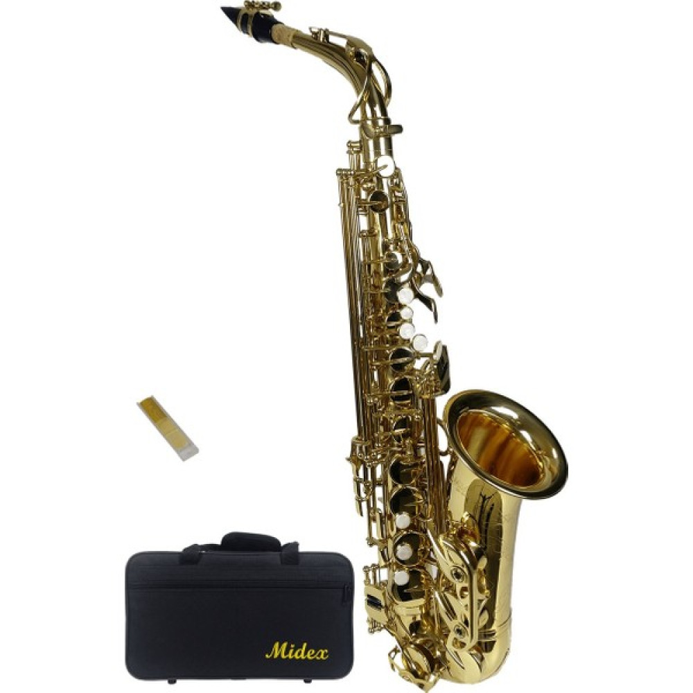 Midex SF-8000 Gold Profesyonel Alto Saksafon Çanta ve Aksesuar Dahil (Mib) Nefesli Çalgılar Fiyatı