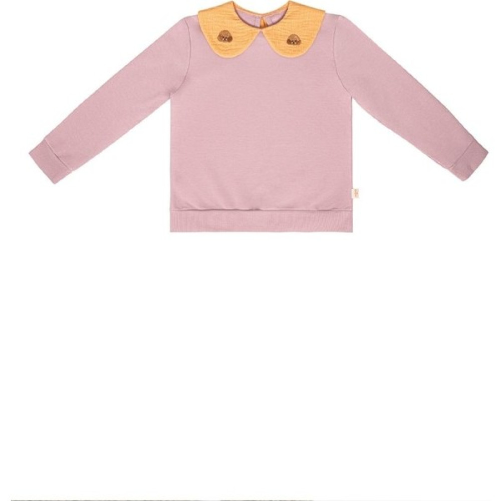 Miela Kids Müslin Yaka Detaylı Sweatshirt Lila Kız Çocuk Sweatshirt Fiyatı