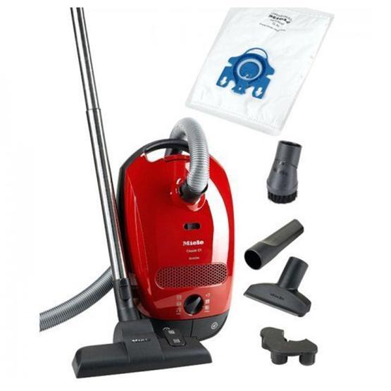 MIELE Classic C1 Ecoline 800W Toz Torbalı Elektrikli Süpürge Kırmızı