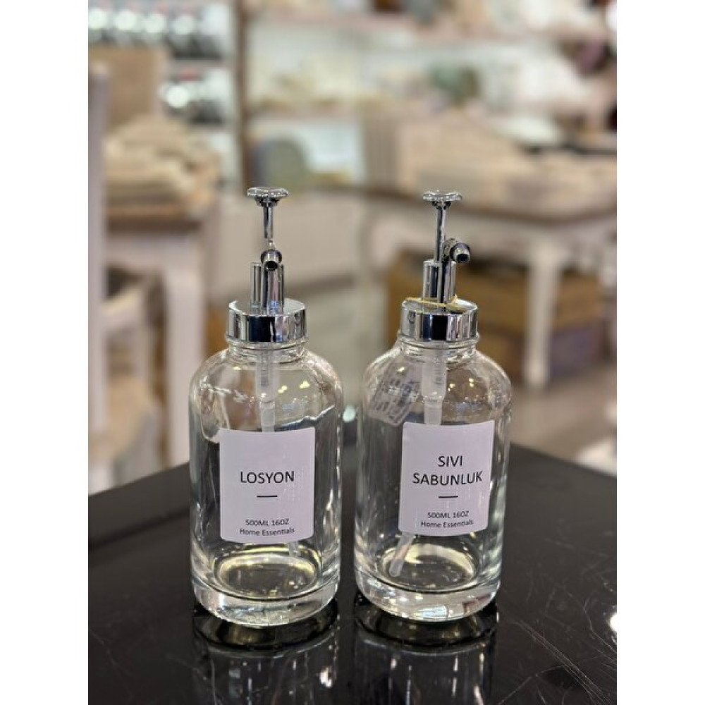 Mien Gümüş Sıvı Sabunluk&losyon Seti 500 ml 2012014-S Sabunluk Fiyatı