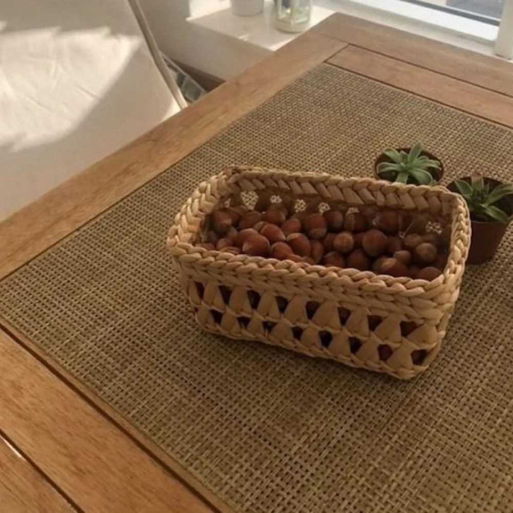 Mien Home Çok Amaçlı Hasır Sepet Düzenleyici Sepet Fiyatı