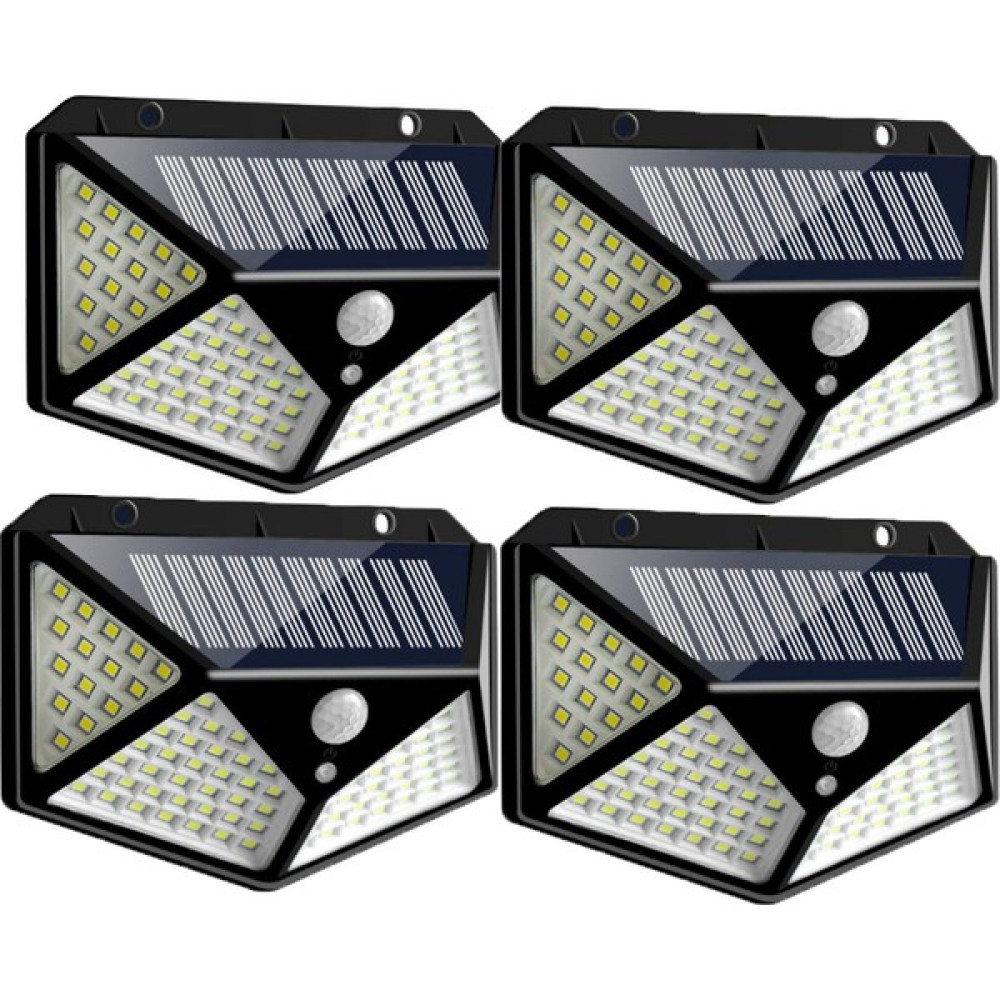 Mighty 4 Adet Solar Bahçe Lambası 100 Ledli Sensörlü Solar Lamba Güneş Enerjili Bahçe Aydınlatma Oto Boyaları Fiyatı