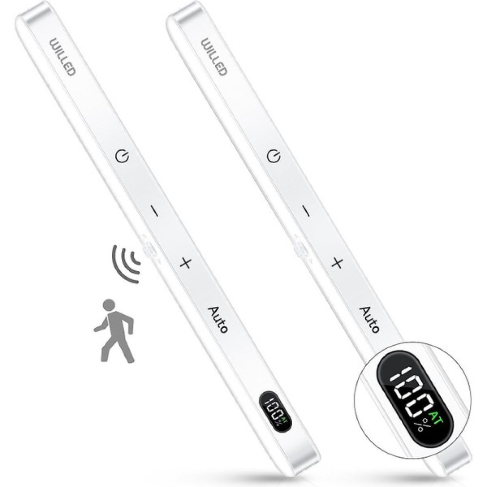 Mighty 60 LED 2 Li Paket Dokunmatik Ekranlı Şarjlı Masa Lambası Çalışma Masası Ev Elbise Dolabı LED Işık Lamba - Renkli Masa Lambası Fiyatı