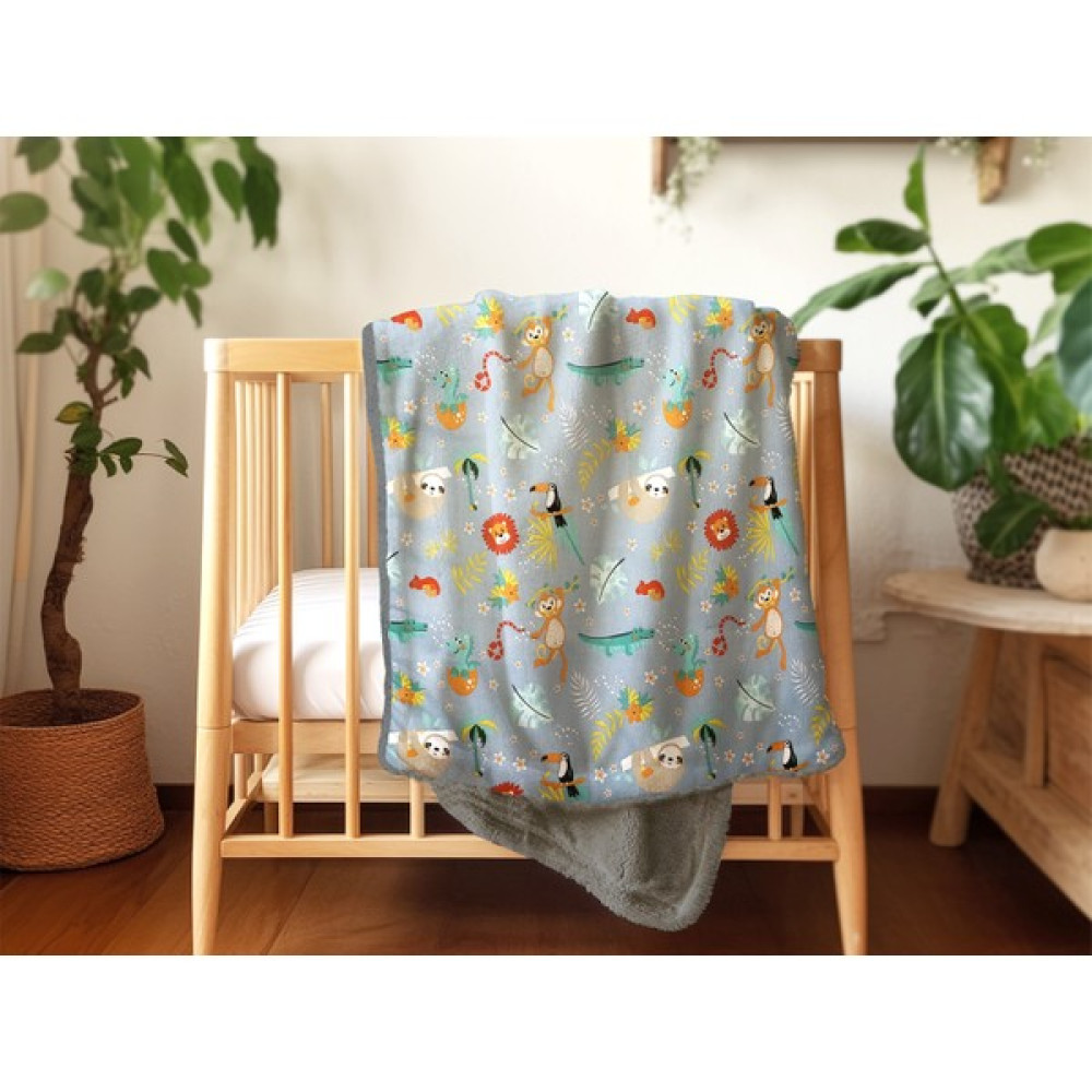 Migie Orman Hayvanları Wellsoft Peluş Bebek Battaniyesi/yorganı 80 x 100CM Bebek Battaniyesi Fiyatı