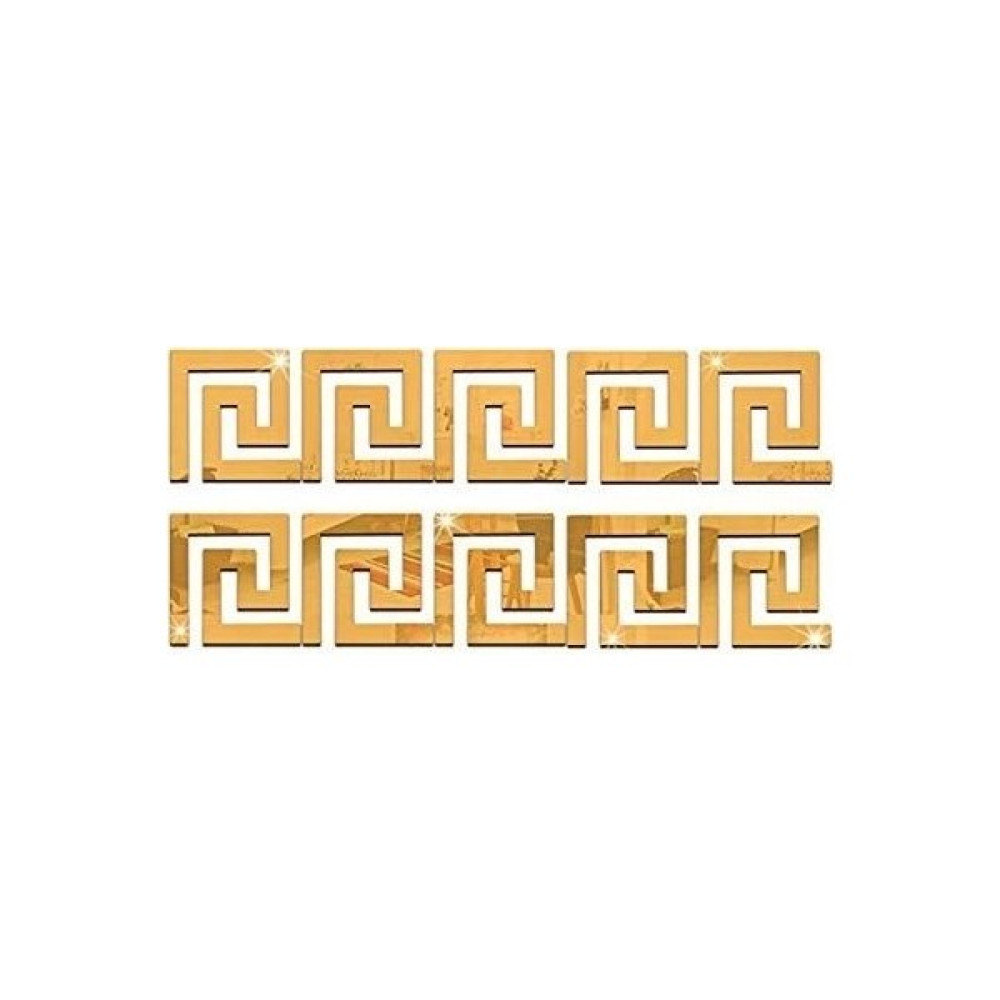 Mıgnatıs Dekoratif Labırent 20'li Gold Pleksi Dekor Ayna 7 x 7 cm Tavan Antre Mobilya Duvar Yapışkan Bantlı Dekorasyon Ayna Fiyatı