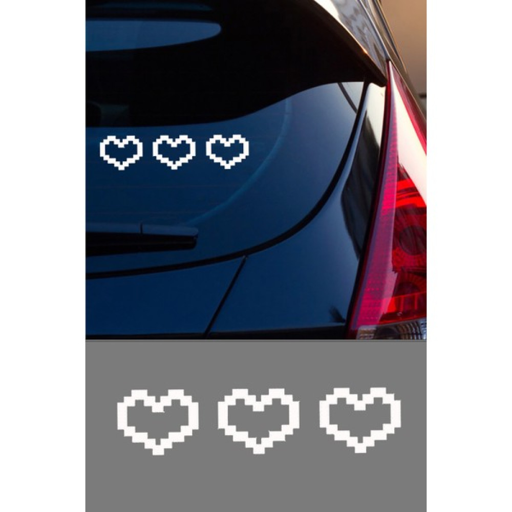 Mıgnatıs Kalplwe Resmi Oto Araba Cam Sticker Çıkartma Bilgisayarlar,kamyonlar, Motosikletler Için - 20x4,8 - Beyaz Oto Boyaları Fiyatı