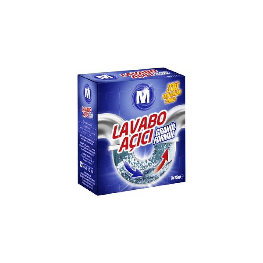 Migros Lavabo Açıcı 3X75 G - 75 gr Temizlik Malzemeleri Fiyatı