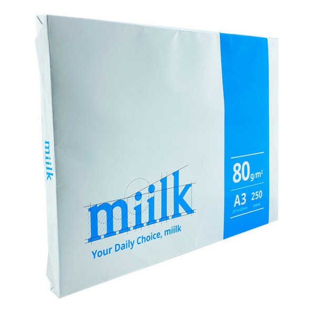 Miilk Fotokopi Kağıdı A3 80GR 250’LI Fotokopi Kağıdı Fiyatı