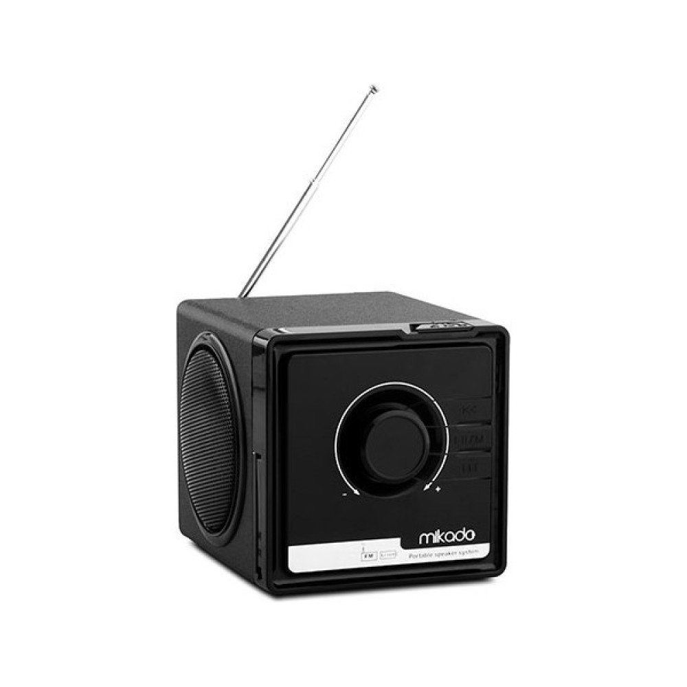 Mikado Bt-236 3W+3W Siyah Sd+Mmc+Fm Destekli Bluetooth Müzik Kutusu Bluetooth Hoparlör Fiyatı