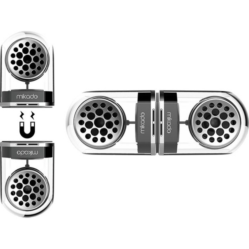 Mikado MD-X9 PERFECT 10W Magnetic Şeffaf TWS Dayanıklı Kılıflı STEREO Bluetooth Speaker Bluetooth Hoparlör Fiyatı