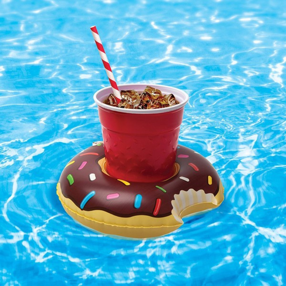 Mikamax Kahverengi Sevimli Donut Bardak Yüzdürücü Flotör Yüzen Bardak Tutucu Danıt Cup Holder Flatör Açık Hava, Deniz ve Spor Oyuncakları Fiyatı