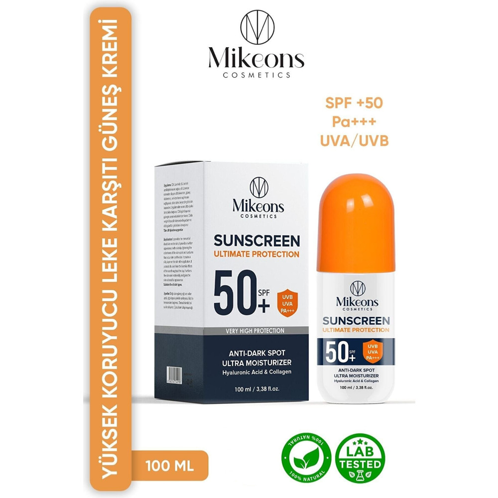 mikeonscosmetics Güneş Koruyucu Yoğun Leke Karşıtı Krem 100 Ml Spf 50 - Güneş Kremi - Leke Kremi - Güneş Kremleri ve Losyonları Fiyatı