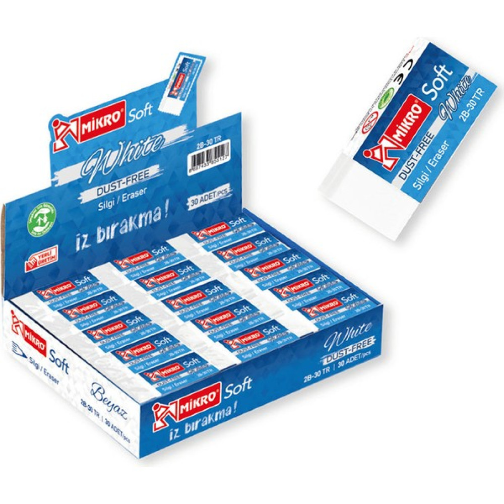 Mikro 2B-30TR (Beyaz) Soft Silgi (1 ADET) Oto Boyaları Fiyatı