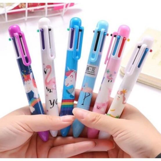 Mikro 5314B Flamingo 6 Renk Peluşlu Fonksiyonlu Tükenmez Kalem Tükenmez Kalem Fiyatı