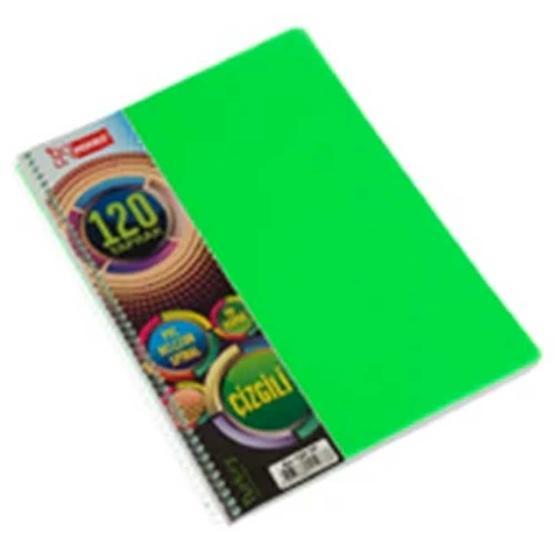 Mi̇kro A4 120 Yaprak Pp Kapak Çi̇zgi̇li̇ Defter Spiralli Defter Fiyatı