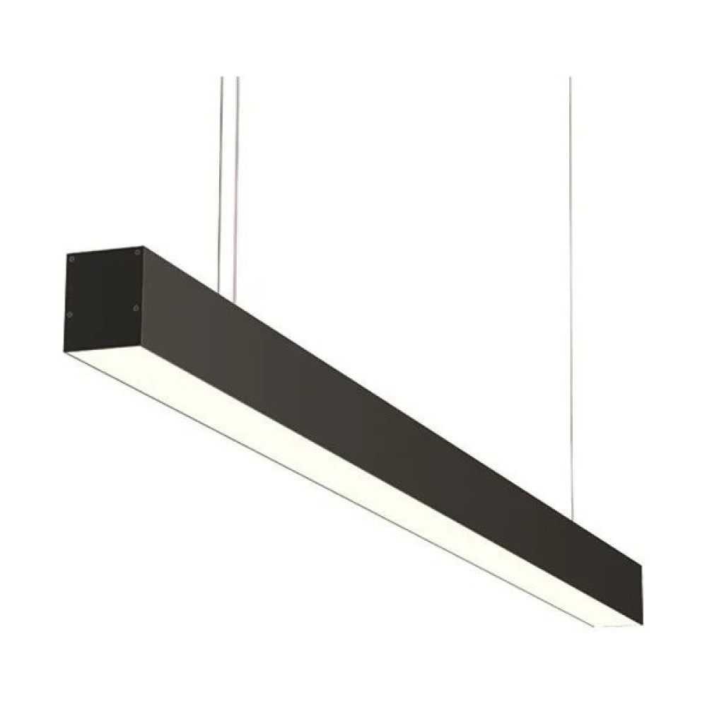 Mikro Aydınlatma Lineer Armatür 150CM(SIYAH Kasa,gün Işığı 3000K) Ledli Sarkıt Modern LED Avize, Salon, Mutfak 33W - Siyah Armatür Fiyatı