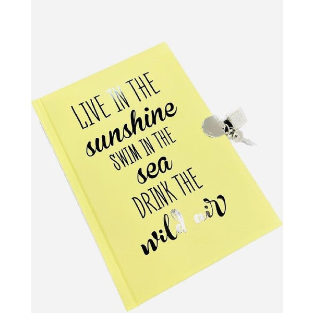 Mikro Hatıra Defteri Kilitli Günlük Motivasyon Serisi Fıstık Yeşili Live In The Sunshine Defter Fiyatı