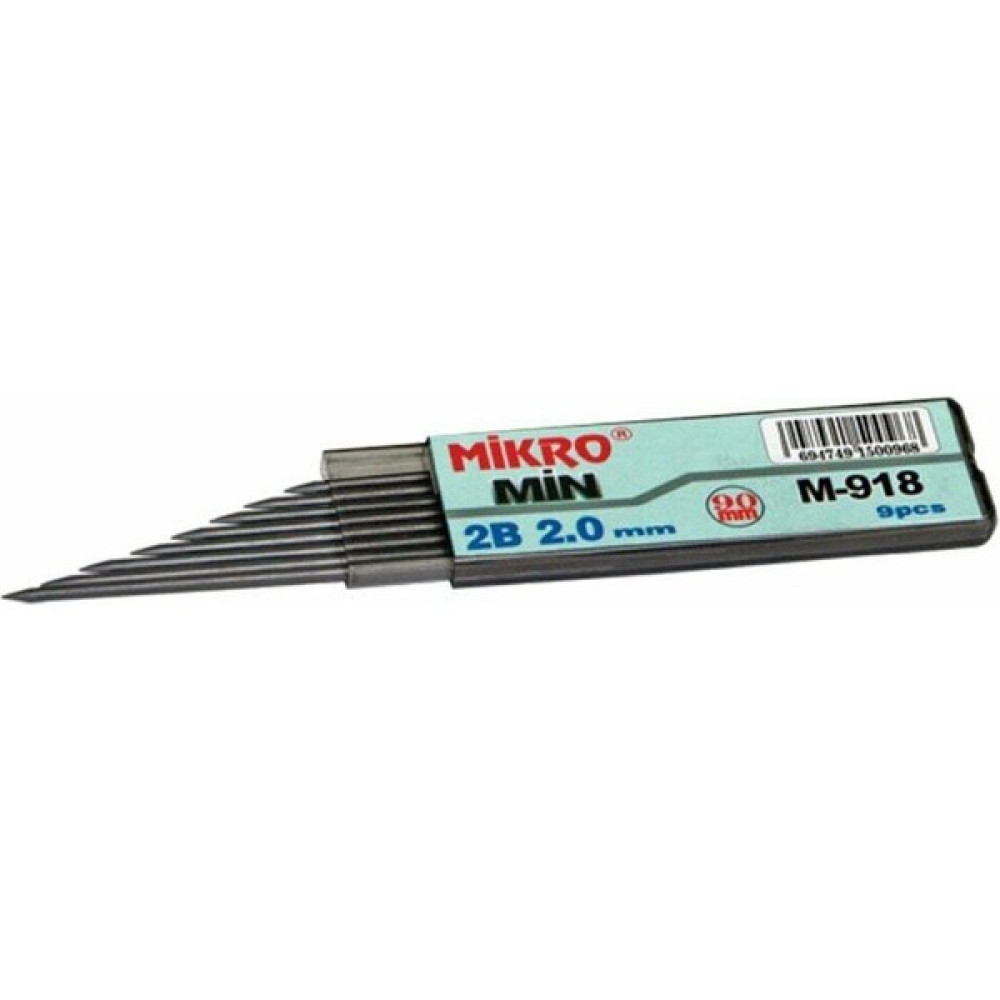 Mikro Kalem Ucu 2.0mm 2b Mikro 2b Kalem Ucu 2mm Siyah Kurşun Kalem Ucu (Min) Fiyatı