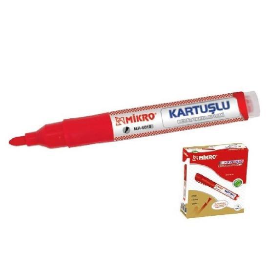 Mikro Kartuşlu Kırmızı Tahta Kalemi