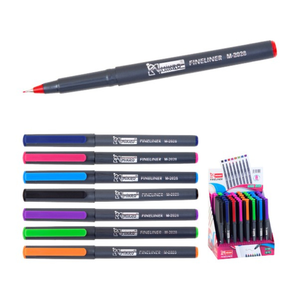 Mikro M 2028-10 Fineliner Kalem 8 Renk Keçe Uçlu Kalem Fiyatı