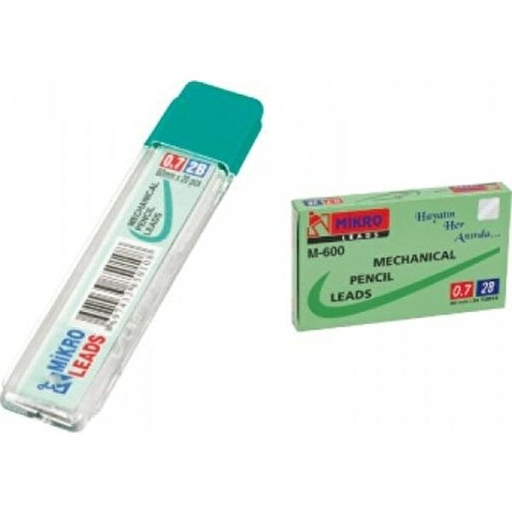 Mikro M-600 Kalem Ucu 60MM 0,7 24 Lü Tüp Kurşun Kalem Ucu (Min) Fiyatı