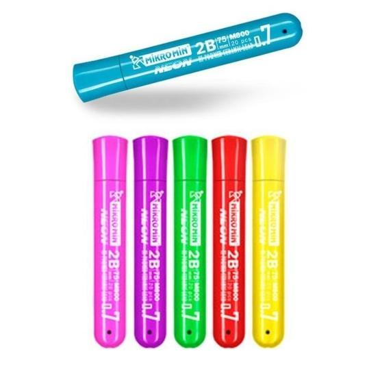 Mikro M-800 0.7x75 mm Neon Kurşun Kalem Ucu