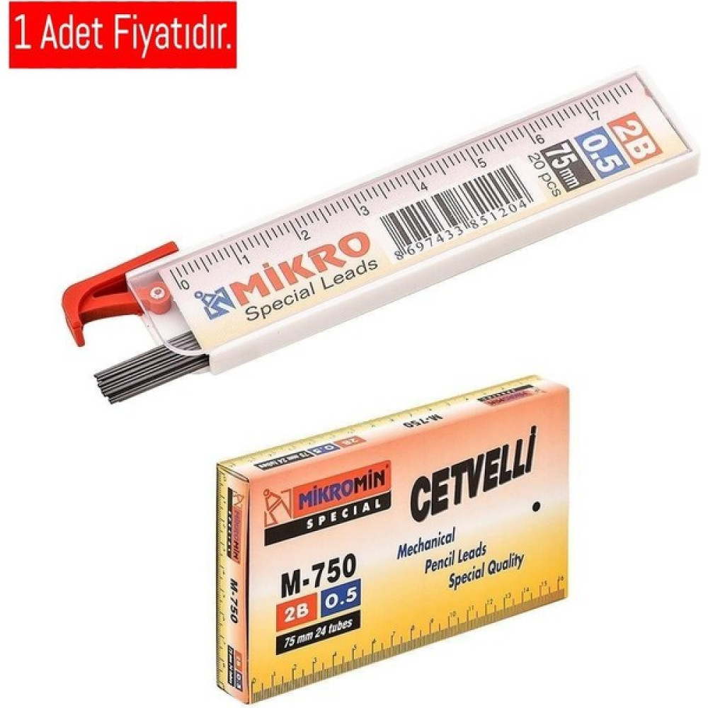 Mikro Min 0.5 Cetvelli 75 Mm M-750 (1 Adet) Oto Boyaları Fiyatı