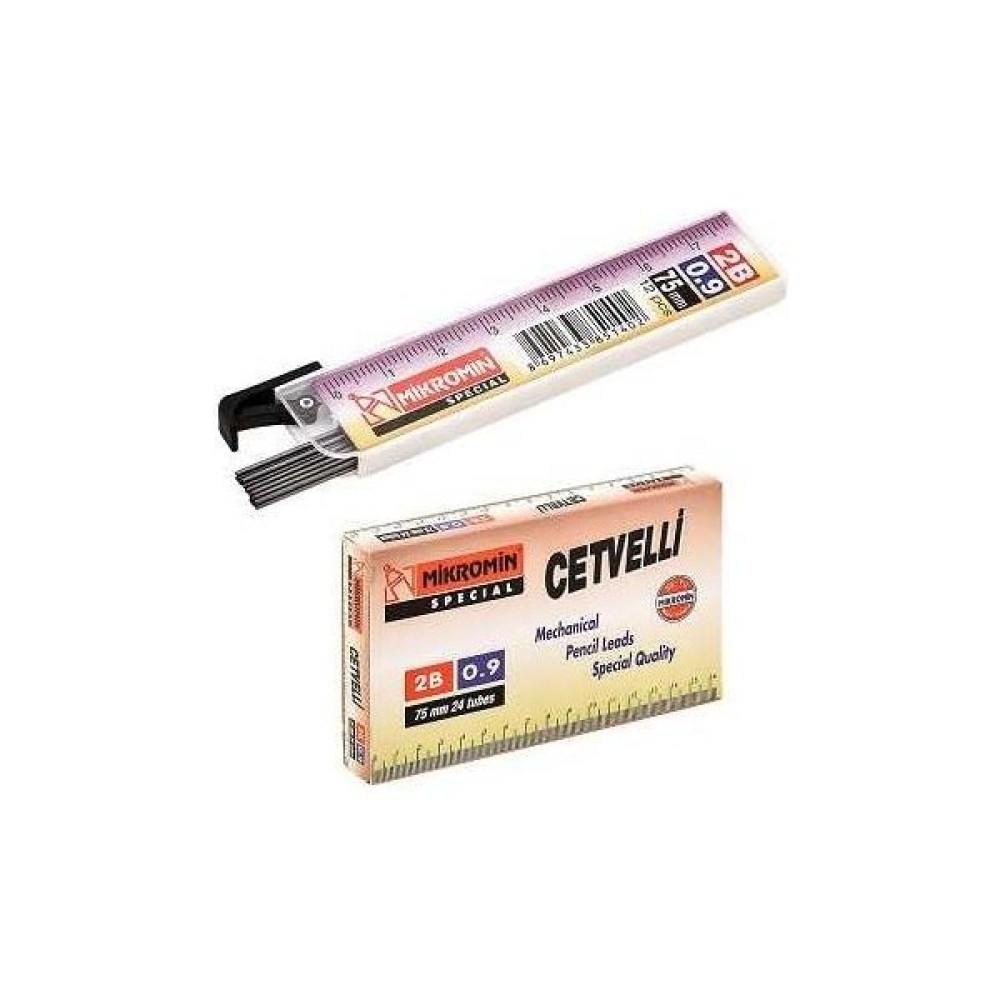 Mikro Min 0.9 mm Cetvelli Kalem Ucu 75 mm Mikro Uç - Siyah - standart Kurşun Kalem Ucu (Min) Fiyatı