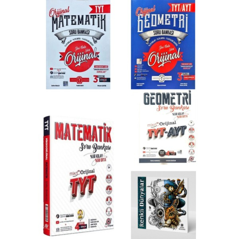 Mikro Orijinal 2024 TYT Matematik Soru Bankası - TYT - AYT Geometri Soru Bankası - TYT Matematik Soru Bankası -TYT - AYT Geometri Soru Bankası - Re... Temel Yeterlilik Testi (TYT) Fiyatı