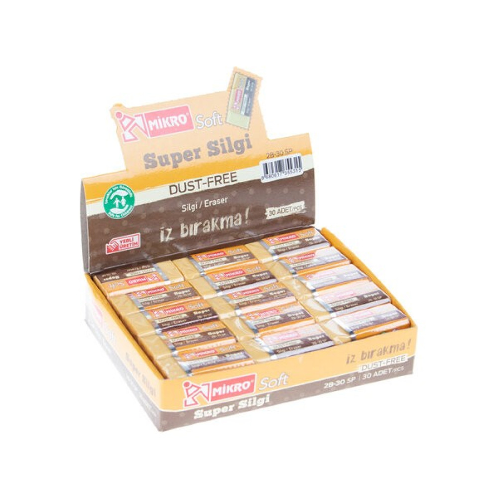Mikro Silgi Soft Super 2B-30SP 30 Adet Silgi Fiyatı