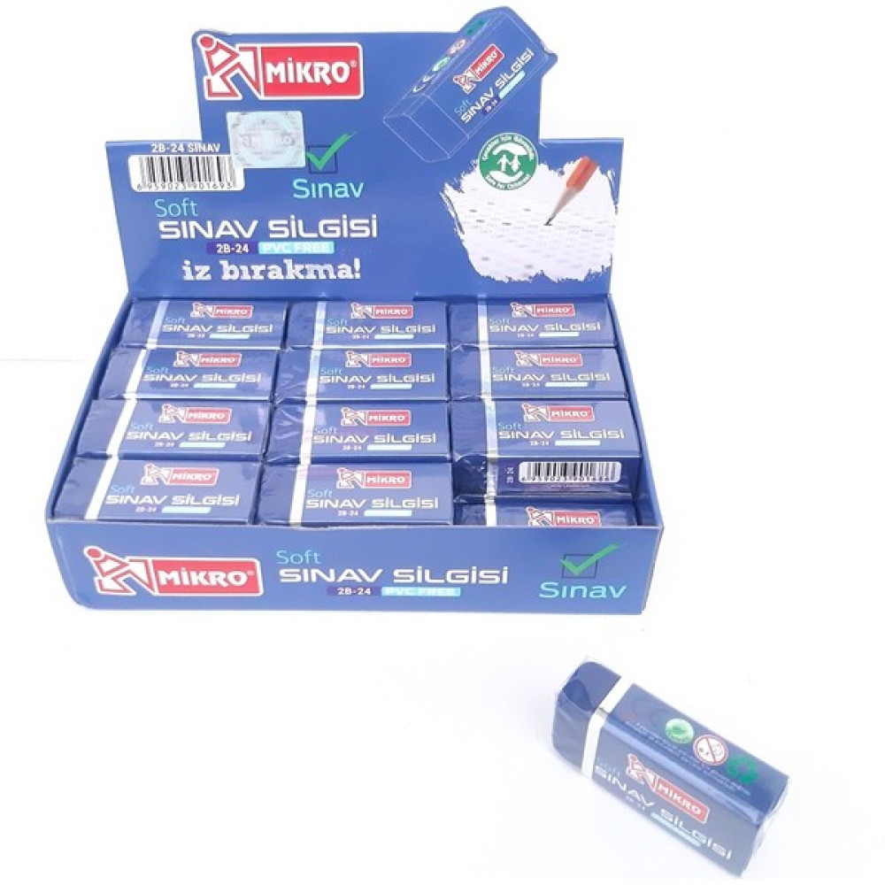 Mikro Sınav Silgisi 24LÜ Silgi Fiyatı