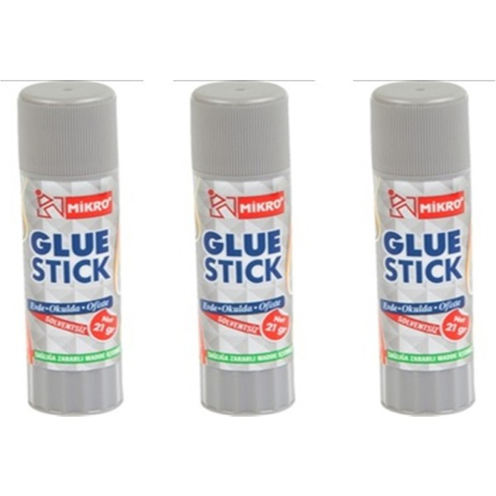 Mikro Stick Yapıştırıcı 21 gr 3'lü Yapıştırıcı - Tutkal Fiyatı