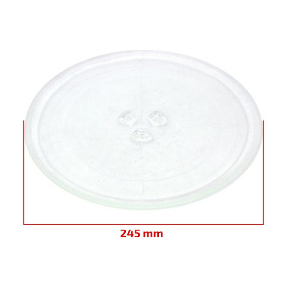 Mikrodalga Fırın Universal Cam Tepsi - 245mm Delikli Yedek Parça ve Aksesuar Fiyatı