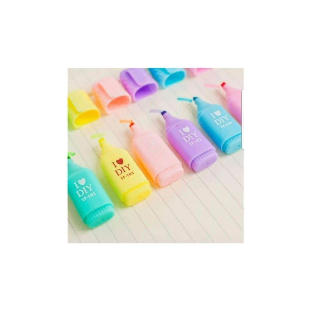 MİKRON 6 Renk Mini Pastel Işaretleme Kalemi F.k Keçe Uçlu Kalem Fiyatı