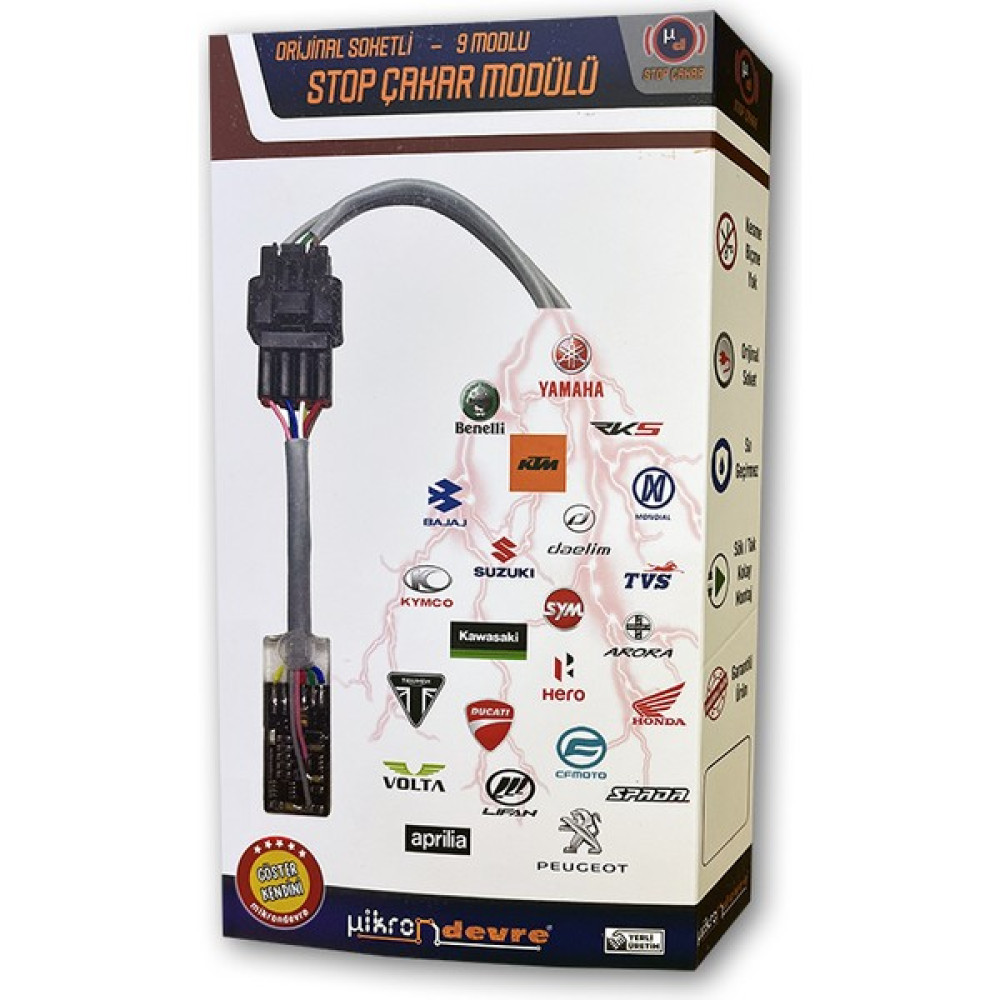 Mikron Devre Triumph Uyumlu 9 Modlu Stop Çakar Modülü Uçak Kanadı Orijinal Soket F1 Stil Çakarlı Stop Devresi - Tiger 1200 Explorer (2012-2019) Motorsiklet Lambaları Fiyatı
