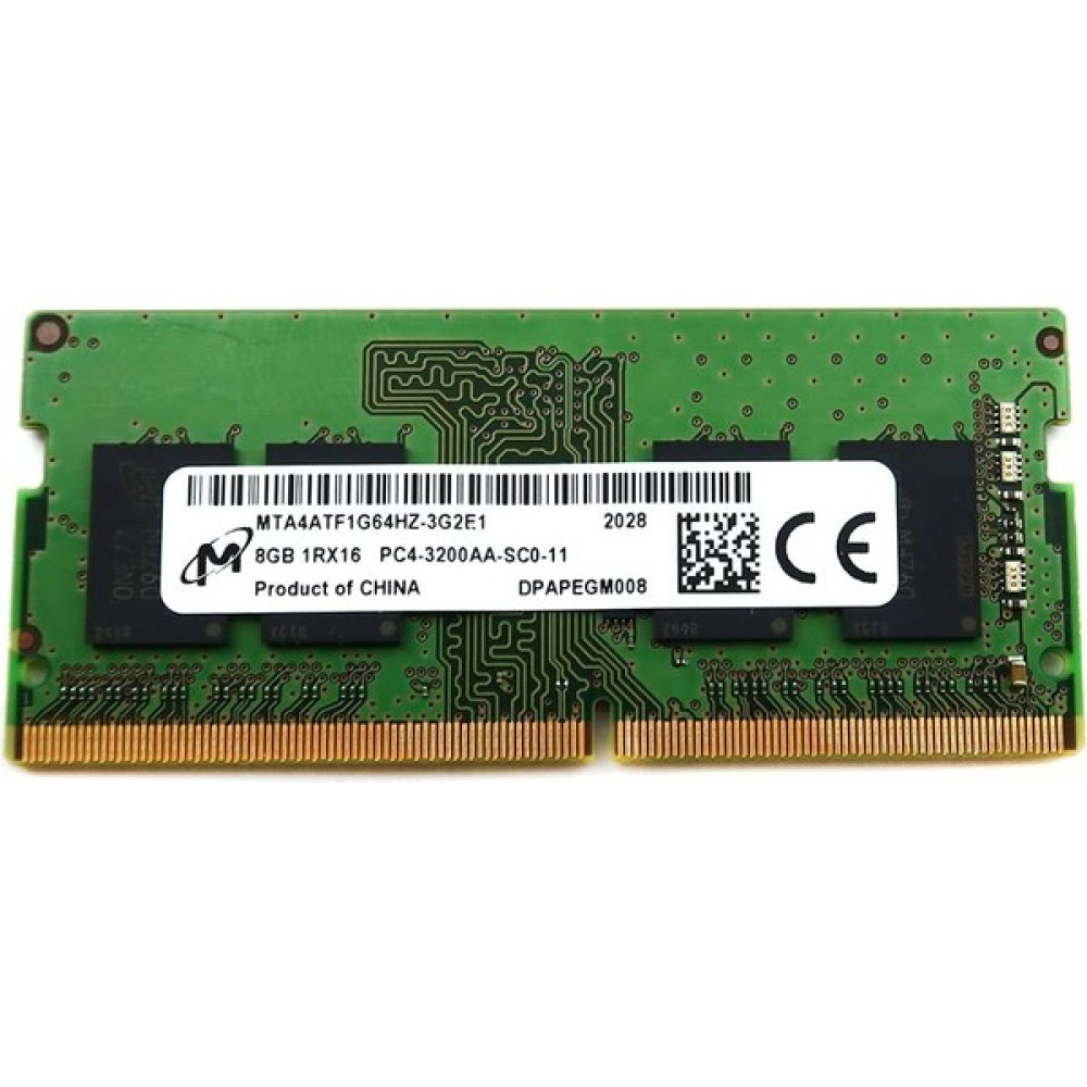 Mikron Mıcron 8gb DDR4-3200 Notebook Bellek - MTA4ATF1G64HZ-3G2F1 RAM Bellekler Fiyatı