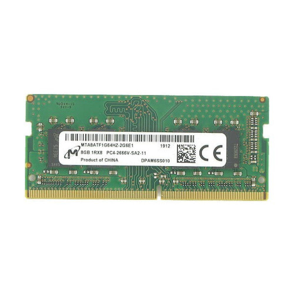 Mikron MTA8ATF1G64HZ-2G3E1 8 GB (1X8GB) 2400MHZ Ddr4 Ecc Sodımm 260 Pim CL17 RAM Bellekler Fiyatı