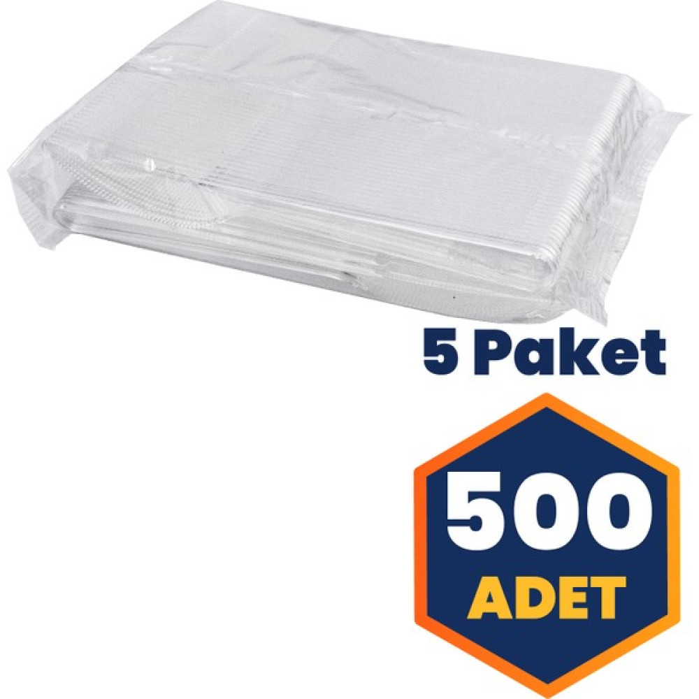 Mikron Plastik Şeffaf Ekolüks Bıçak - 500 Adet Oto Boyaları Fiyatı