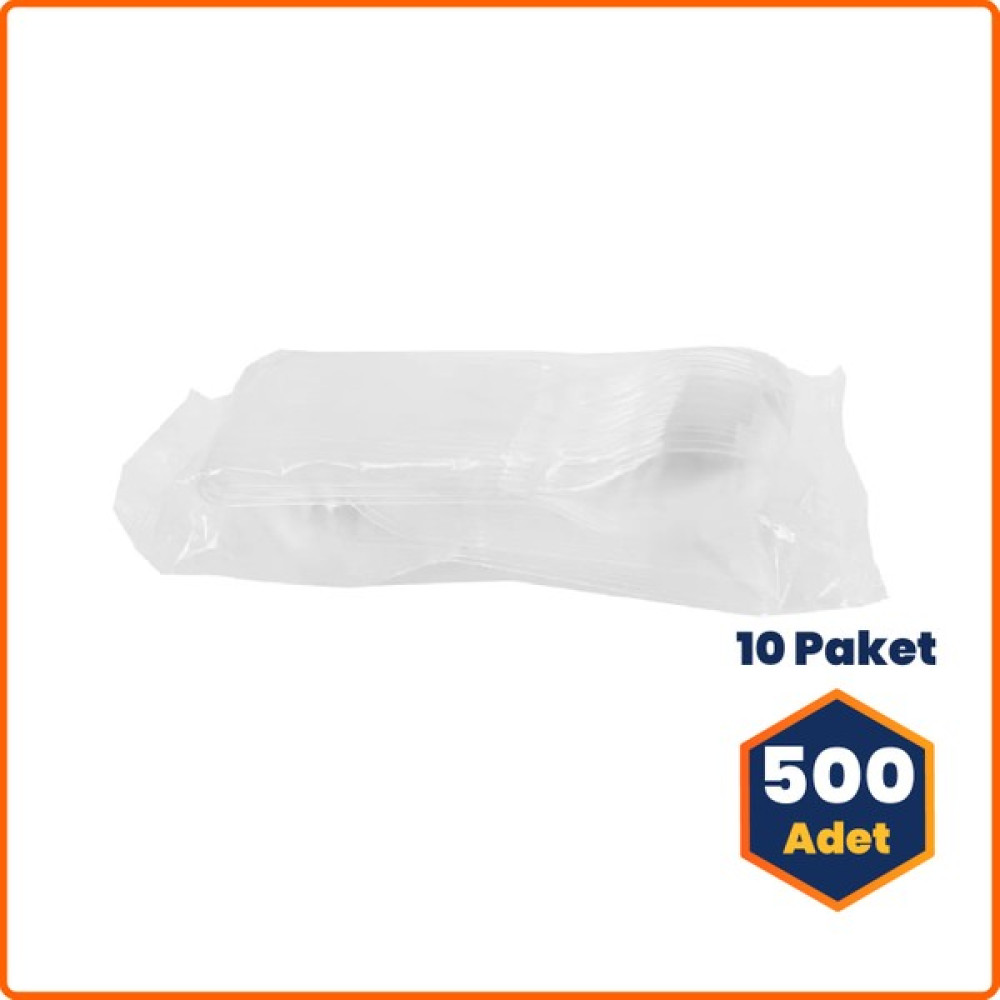 Mikron Plastik Şeffaf Ekolüks Kaşık - 500 Adet Oto Boyaları Fiyatı