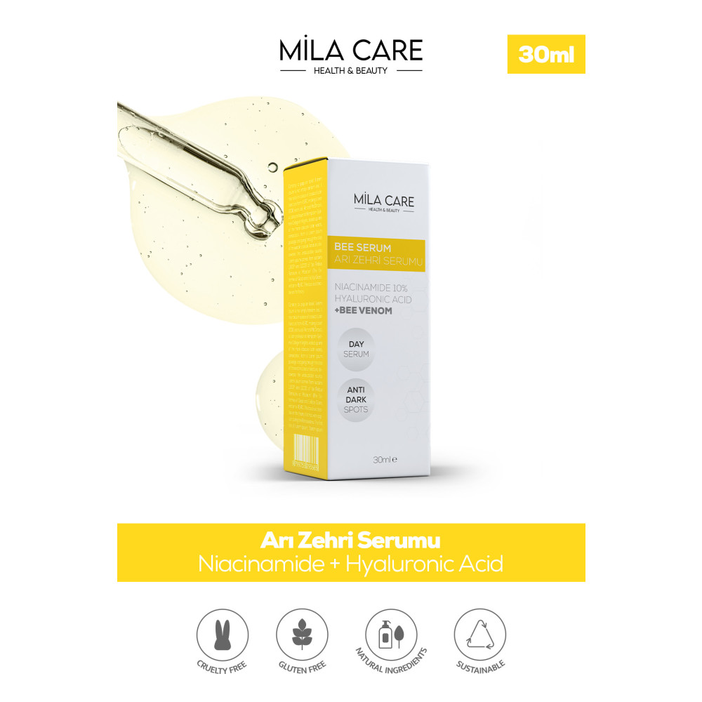 MİLA CARE Kırışıklık Ve Leke Giderici Dolgunlaştırıcı Arı Zehri Serumu 30 ml Cilt ve Yüz Bakımı Fiyatı