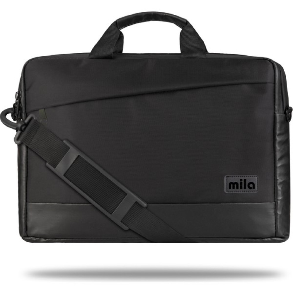Mila ML-T500 Viena Serisi 15.6" Su Geçirmez Kumaş, Laptop ,notebook Taşıma Çantası -Siyah - 15,6" - Siyah Dizüstü Bilgisayar Aksesuarları Fiyatı