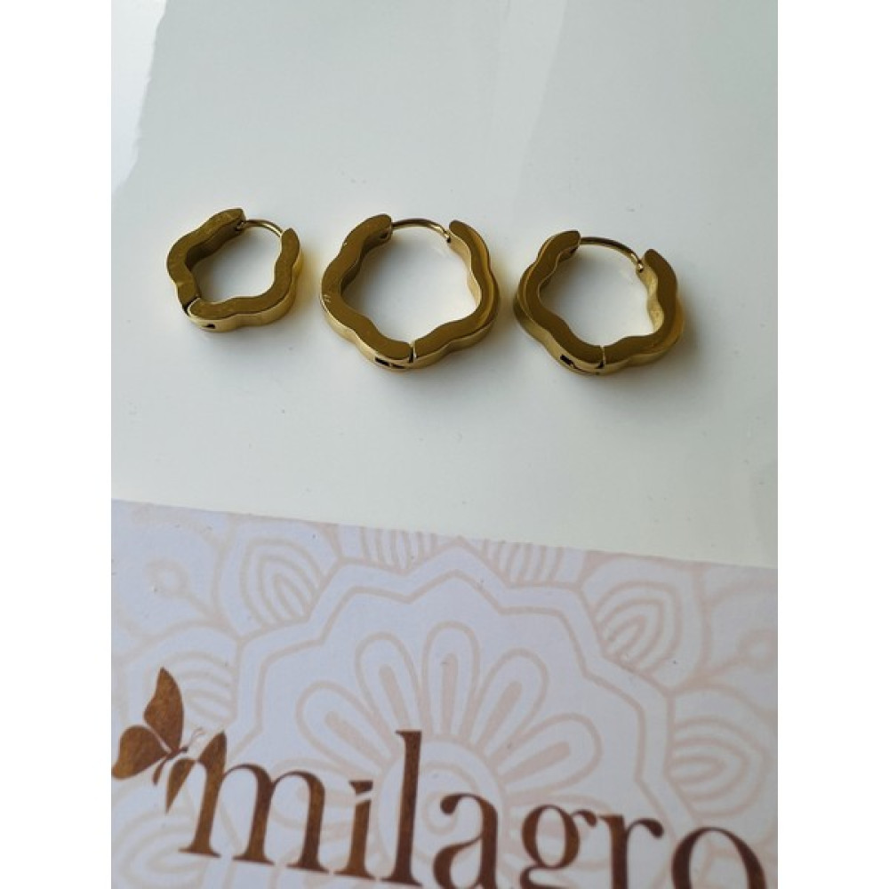 Milagro Cartier Model Üçlü Halka Çelik Küpe Seti - Gümüş Altın, Takı & Aksesuar Fiyatı