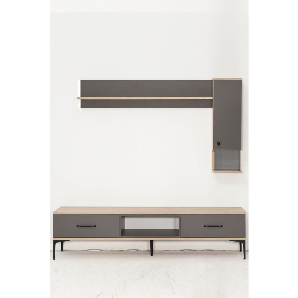Milano 180X40 Kapakli+Rafli Tv Unitesi - Palmira Bitter Tv Ünitesi / Sehpası Fiyatı