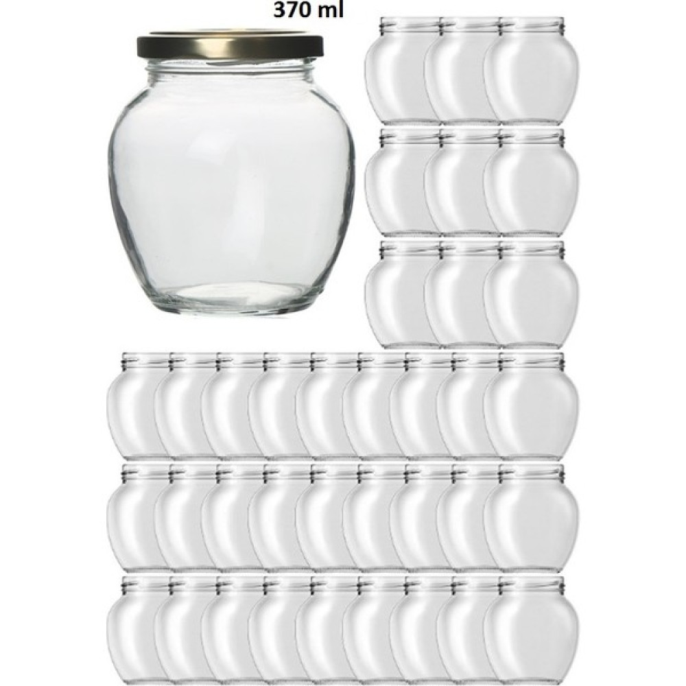 Milea 36 Adet 370 ml Şeffaf Cam Yumurta Model Konserve Kavanozu Gold Metal Kapaklı MA2157 Saklama Kapları Fiyatı
